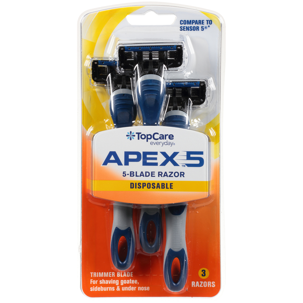 Adult Care TopCare Apex 5, 5-Blade Disposable Razor hero