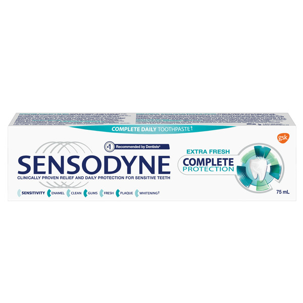 Oral Hygiene Sensodyne Complete Toothpaste, Extra Fresh hero