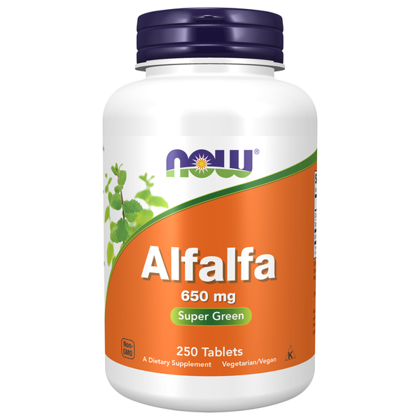 Food Supplements NOW Alfalfa 650 mg hero