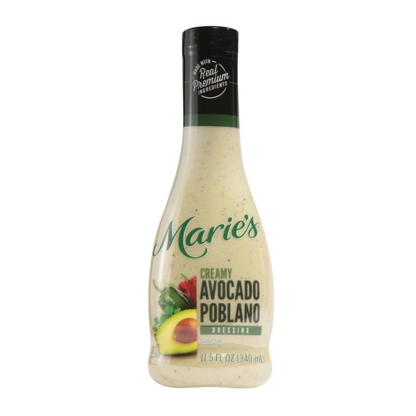 Salad Dressing & Toppings Marie's Dressing Avocado Poblano Bottle hero