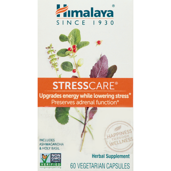 Vitamins & Supplements Himalaya StressCare, Vegetarian Capsules hero