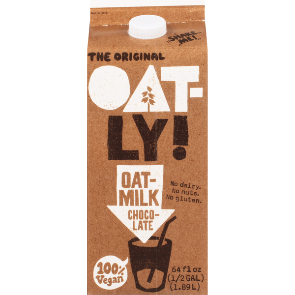 Soy & Lactose-Free Oatly Chocolate Oatmilk hero