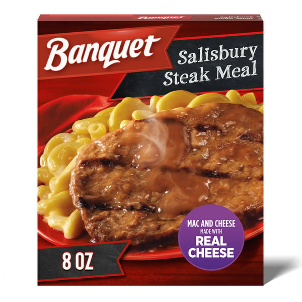 Frozen Meals Banquet Salisbury Steak Meal hero