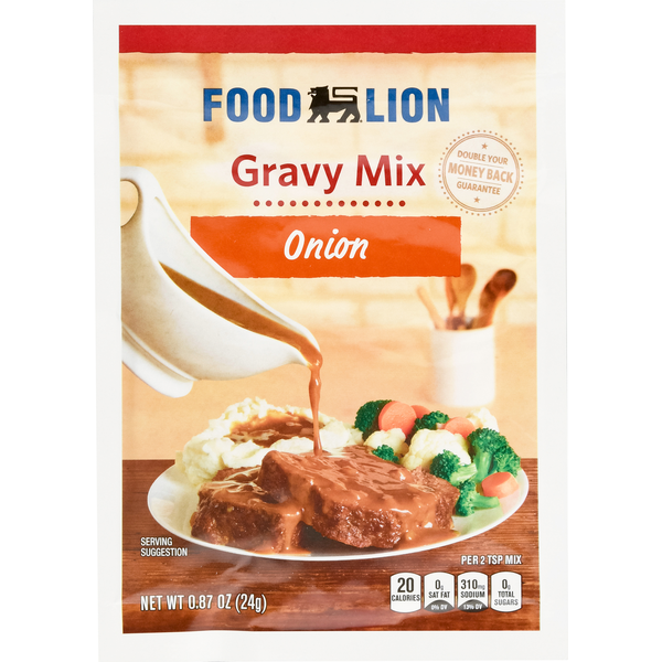 Instant Foods Food Lion Gravy Mix, Onion hero