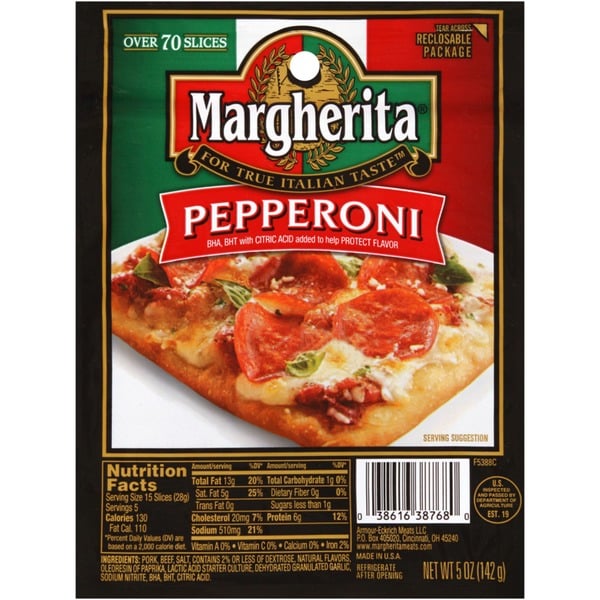 Cold Cuts Margherita Pepperoni hero