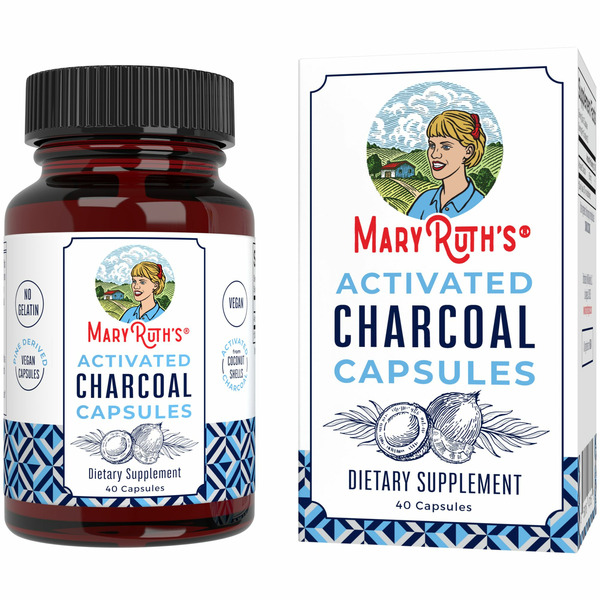 Maryruth's Activated Charcoal Capsules hero