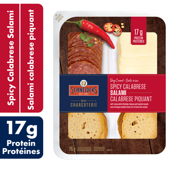 Prepared Meals Schneiders Dry Cured Spicy Calabrese Salami Snack Kit hero