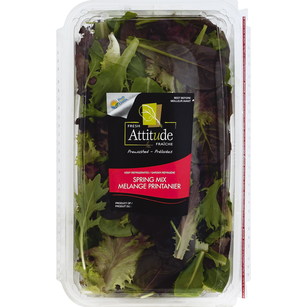 Packaged Vegetables & Fruits Fresh Attitude Spring Mix hero