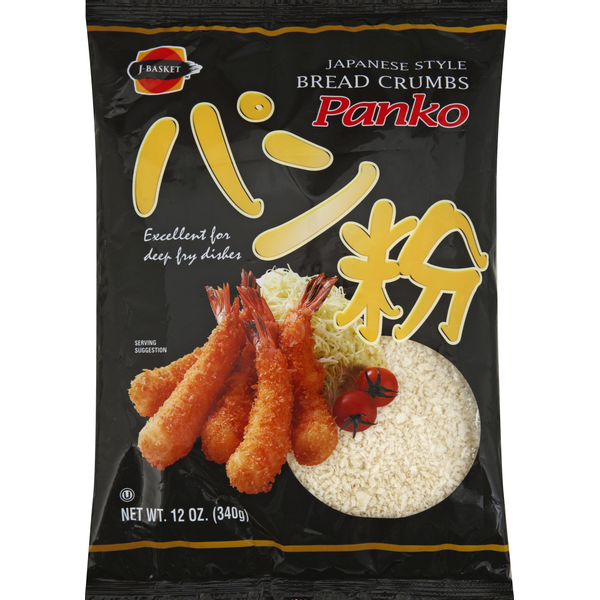 Spices & Seasonings J-Basket Bread Crumbs, Panko, Japanese Style hero