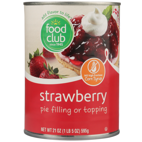 Baking Ingredients Food Club Strawberry Pie Filling Or Topping hero