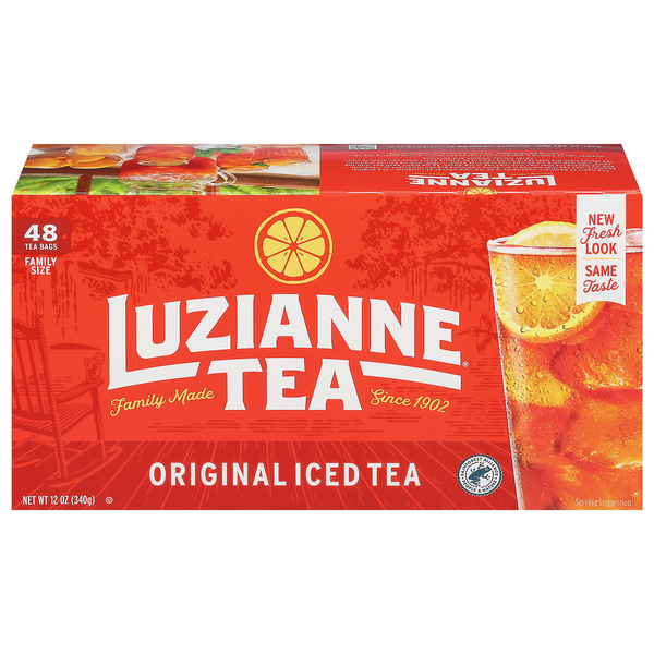 Tea Luzianne Special Blend Iced Tea, Family Size Tea Bags hero