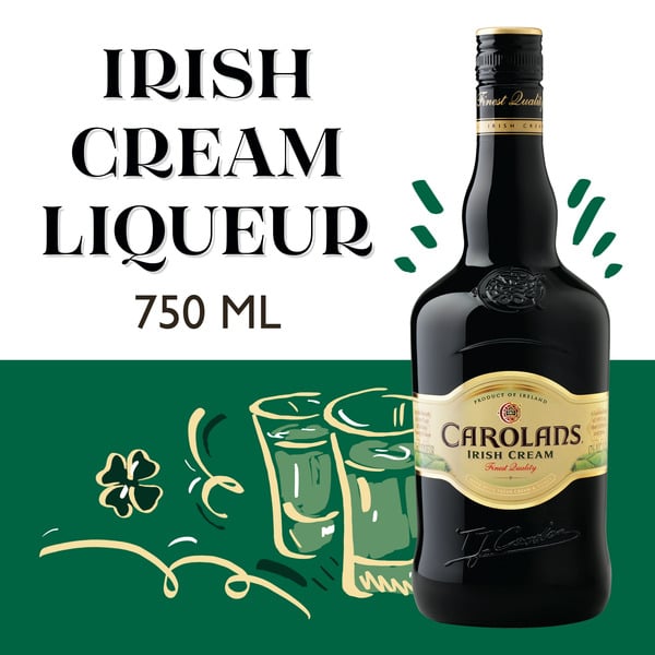 St. Patrick's Essentials Carolans Irish Cream hero