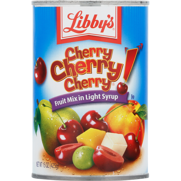 Canned Fruit & Applesauce Libby's Fruit Mix in Light Syrup, Cherry Cherry Cherry! hero