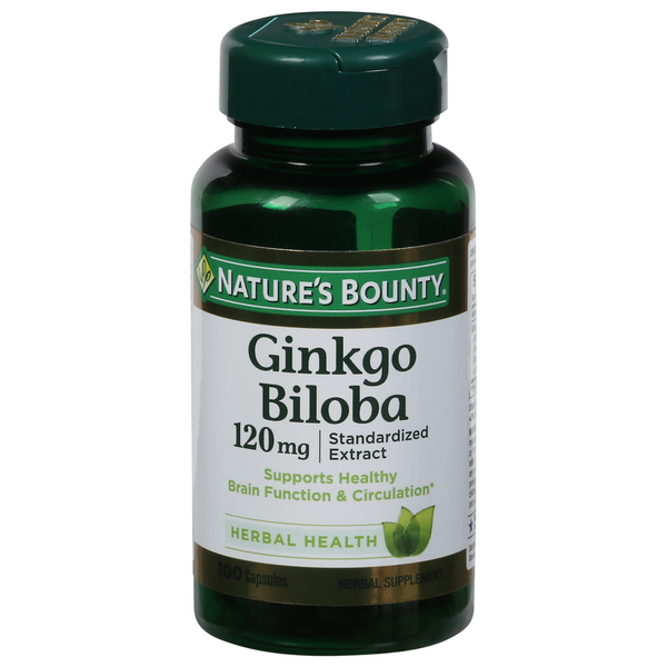 Vitamins & Supplements Nature's Bounty Ginkgo Biloba hero