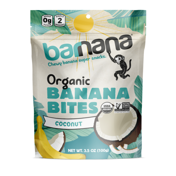 Baby First Aid & Vitamins Barnana Organic Banana Bites, Coconut hero