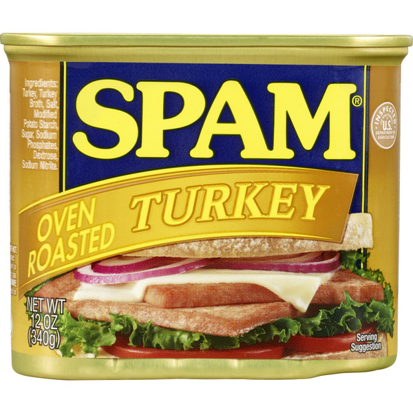 Canned Meat & Seafood SPAM Oven Roasted Turkey hero