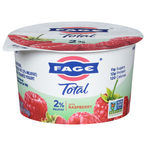 FAGE Yogurt, with Raspberry, Reduced Fat, Greek Strained hero