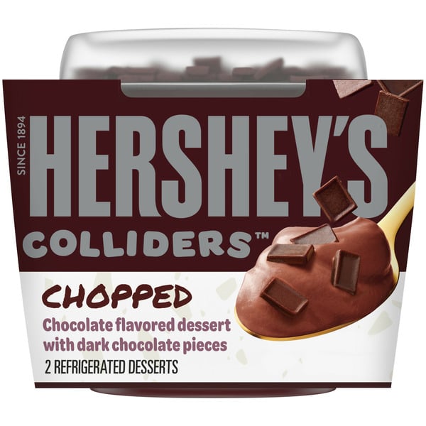 Candy & Chocolate Colliders™ HERSHEY’S Chocolate Refrigerated Dessert hero