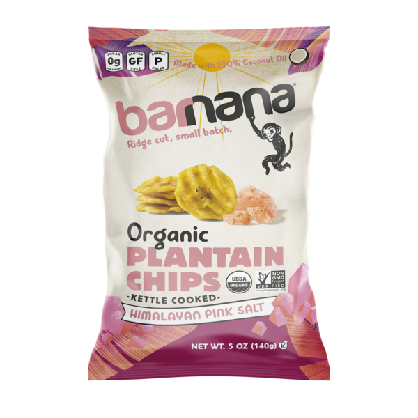 Chips & Pretzels Barnana Organic Plantain Chips, Himalayan Pink Salt, Kettle Cooked hero