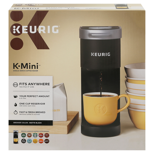 More Household Keurig Coffee Maker, Matte Black, Single Serve hero