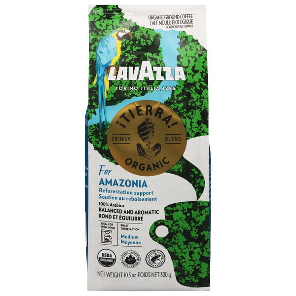 Coffee Lavazza Coffee, Organic, Ground, Medium Roast hero