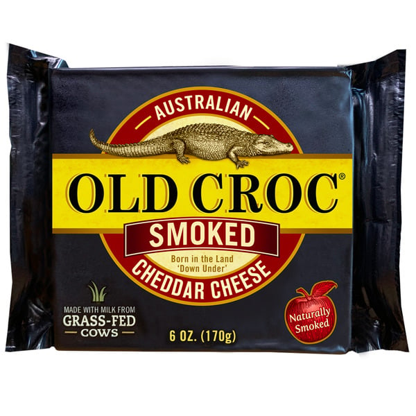 Cheddar Old Croc Smoked Cheddar Cheese hero