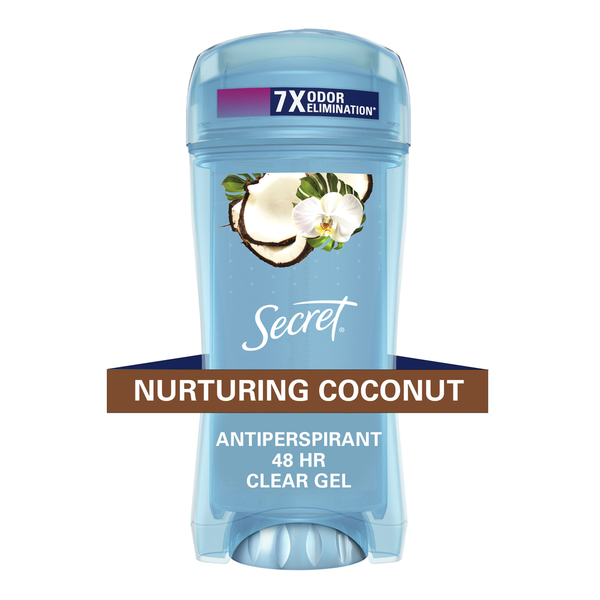 Deodorants Secret Clear Gel Antiperspirant and Deodorant for Women, Coconut Scent hero