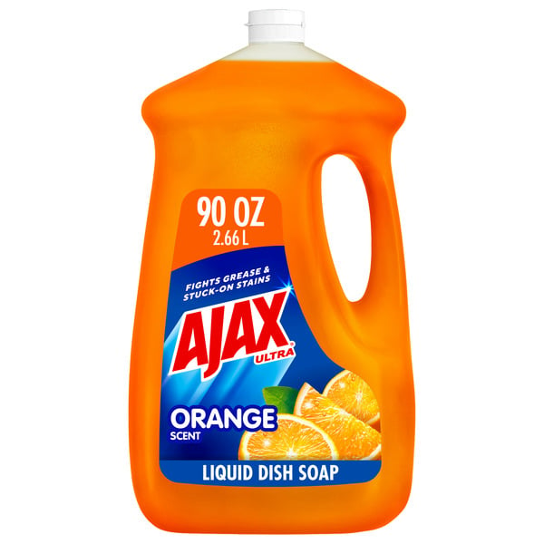 Cleaning Products and Supplies Ajax Triple Action Liquid Dish Soap, Orange hero