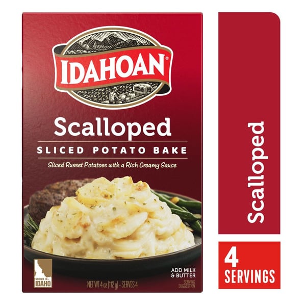 Prepared Meals Idahoan Homestyle Casserole, Scalloped hero