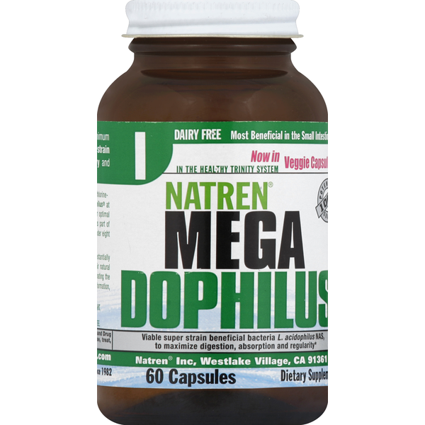 Vitamins & Supplements Natren Mega Dophilus, 1, Capsules hero