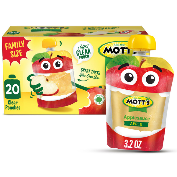 Fruit & Vegetable Snacks Mott's Original Applesauce hero