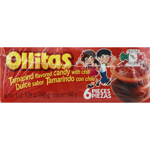 Candy & Chocolate Mi Dulce Mexico Candy, Tamarind Flavored, Ollitas hero