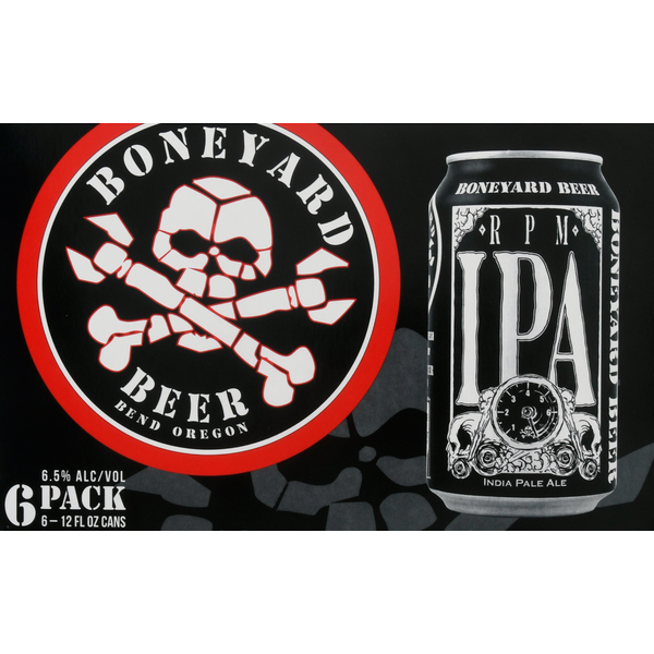 Craft Beer Boneyard Beer Beer, India Pale Ale, RPM, 6 Pack hero