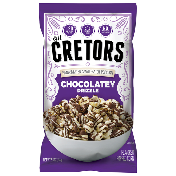 Popcorn & Jerky GH Cretors Popcorn, Small-Batch, Handcrafted, Chocolatey Drizzle hero