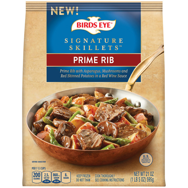 Frozen Meals Birds Eye Prime Rib hero