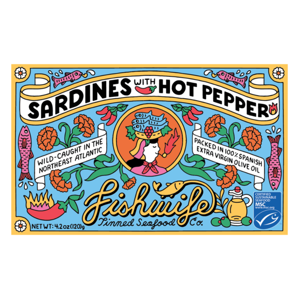 Fishwife Sardines with Hot Pepper hero