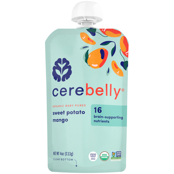 Baby Food & Formula Cerebelly Organic, Sweet Potato Mango Baby Puree hero