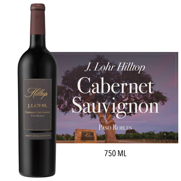 Red Wine J. Lohr Hilltop Cabernet Sauvignon hero