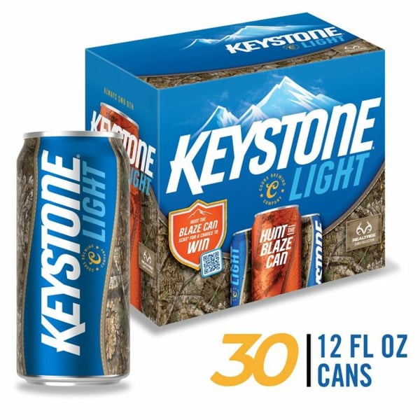 Domestic Beer Keystone Light Lager Beer hero