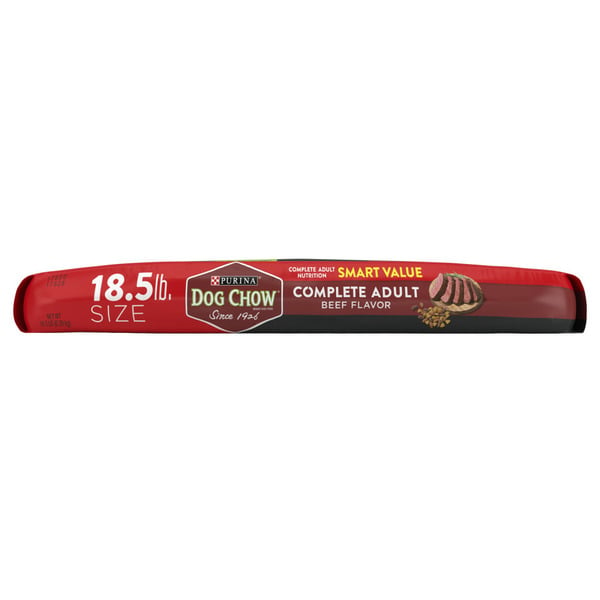 Purina dog chow complete adult fashion with real beef