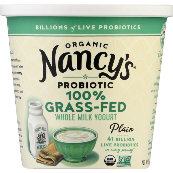 Yogurt Nancy's Yogurt, Organic, Plain, Whole Milk, 100% Grass-Fed hero