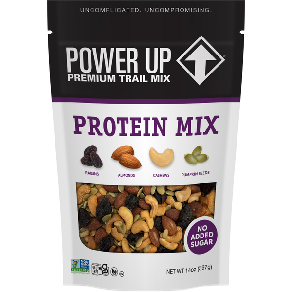 Nuts, Seeds & Dried Fruit Gourmet Nut Power Up Premium Trail Mix, Protein Mix hero