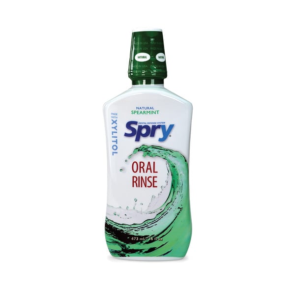 Dietary Supplements Spry Oral Rinse Spearmint Flavor, Natural Formula with Xylitol hero