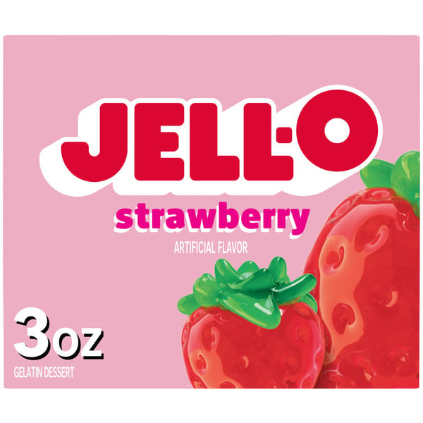 Baking and Gelatin Mixes Jell-O Strawberry Gelatin Dessert Mix hero