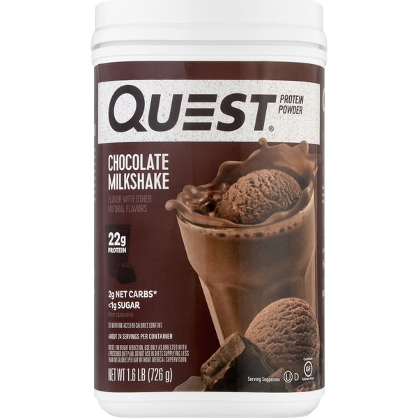 Protein & Meal Replacements Quest Protein Powder, Chocolate Milkshake hero