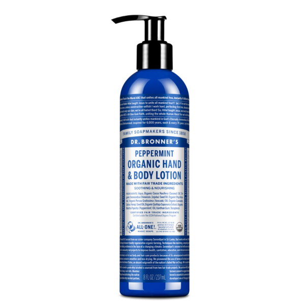 Body Lotion, Soap & Oils Dr. Bronner's Peppermint, Organic Lotion hero