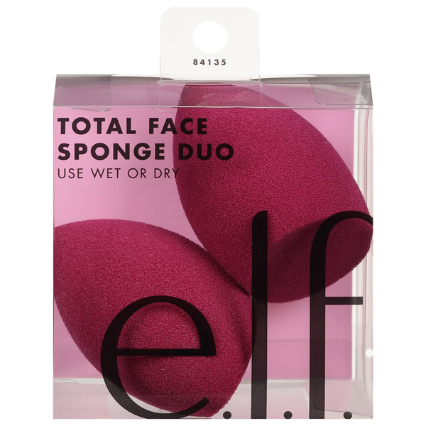 Makeup e.l.f. Sponge, Duo, Total Face hero