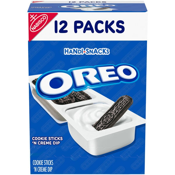 Cookies & Cakes Handi-Snacks Oreo Cookie Sticks 'N Creme Dip Snacks hero