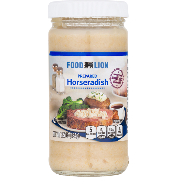 Other Creams, Cheeses & Dips Food Lion Horseradish, Prepared hero