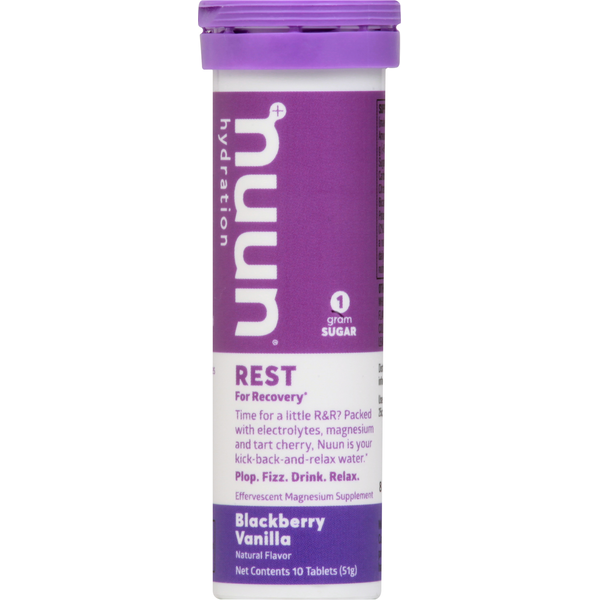 Vitamins & Supplements Nuun Rest for Recovery, Blackberry Vanilla hero